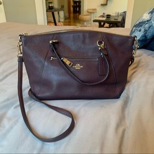 Burgundy Coach Bag